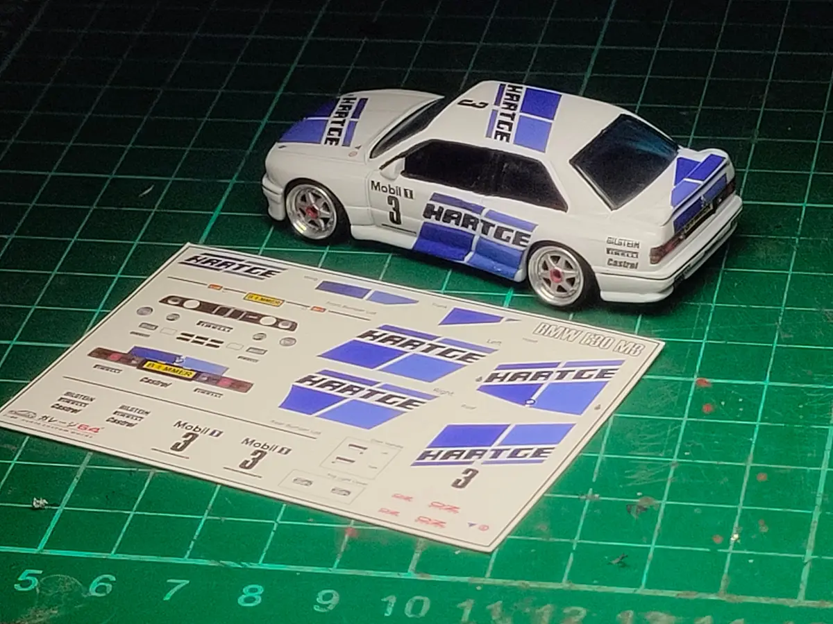 Decal Hot Wheels Bmw E30 Hartge 2