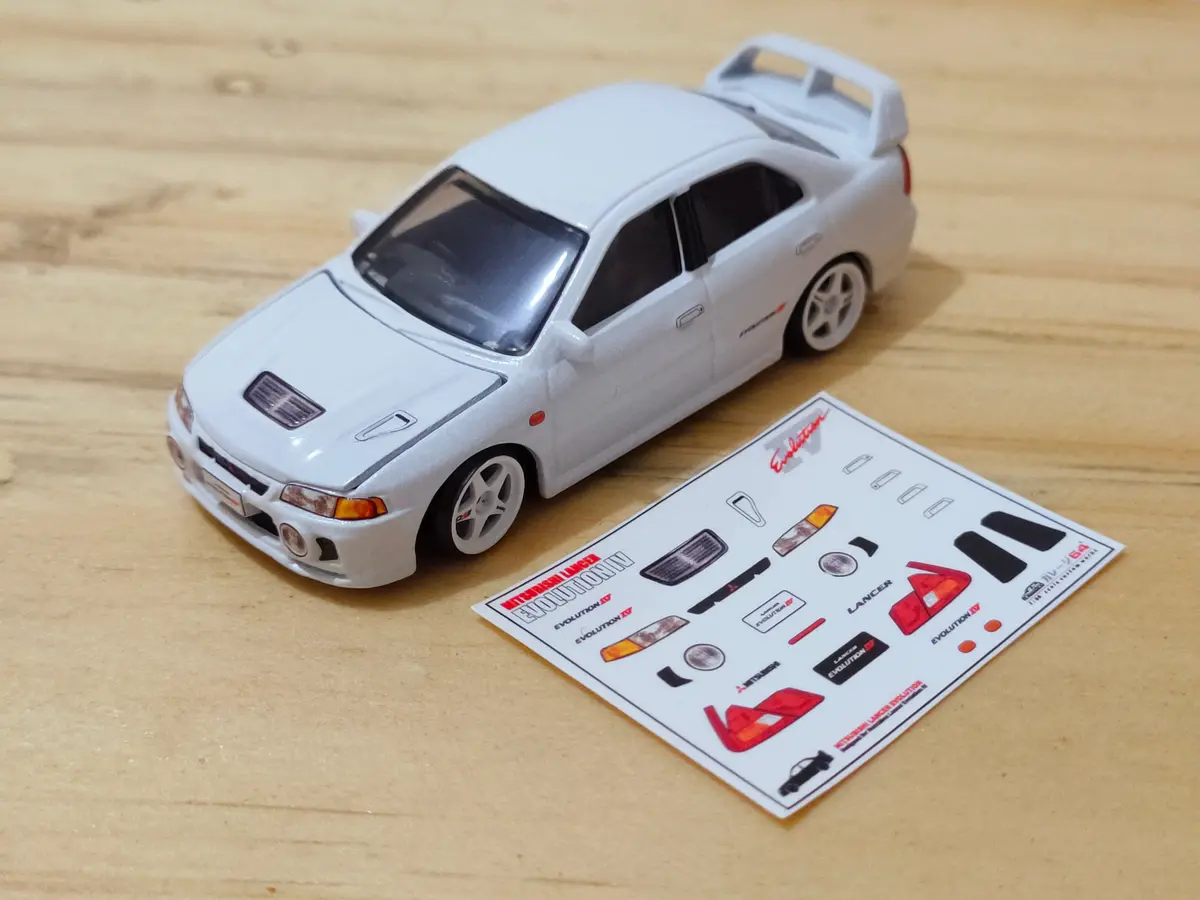 Decal Matchbox Lancer Evolution Iv 1