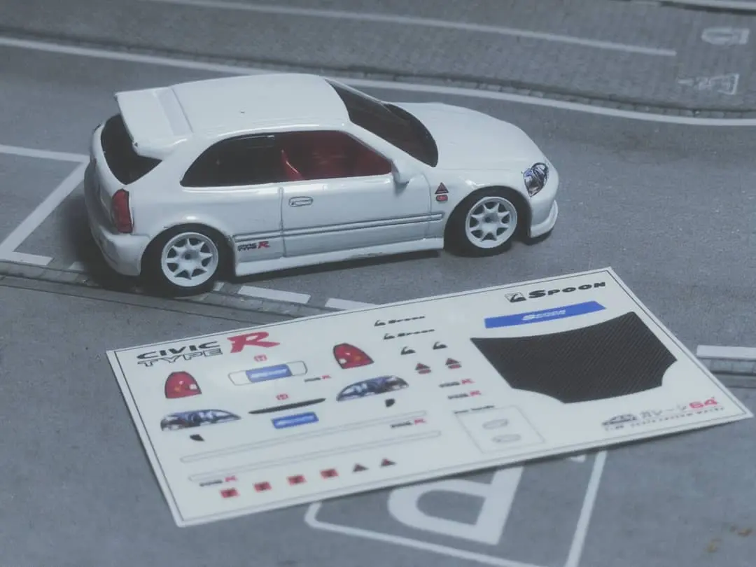 Decal Hot Wheels Civic Ek9 Spoon 1
