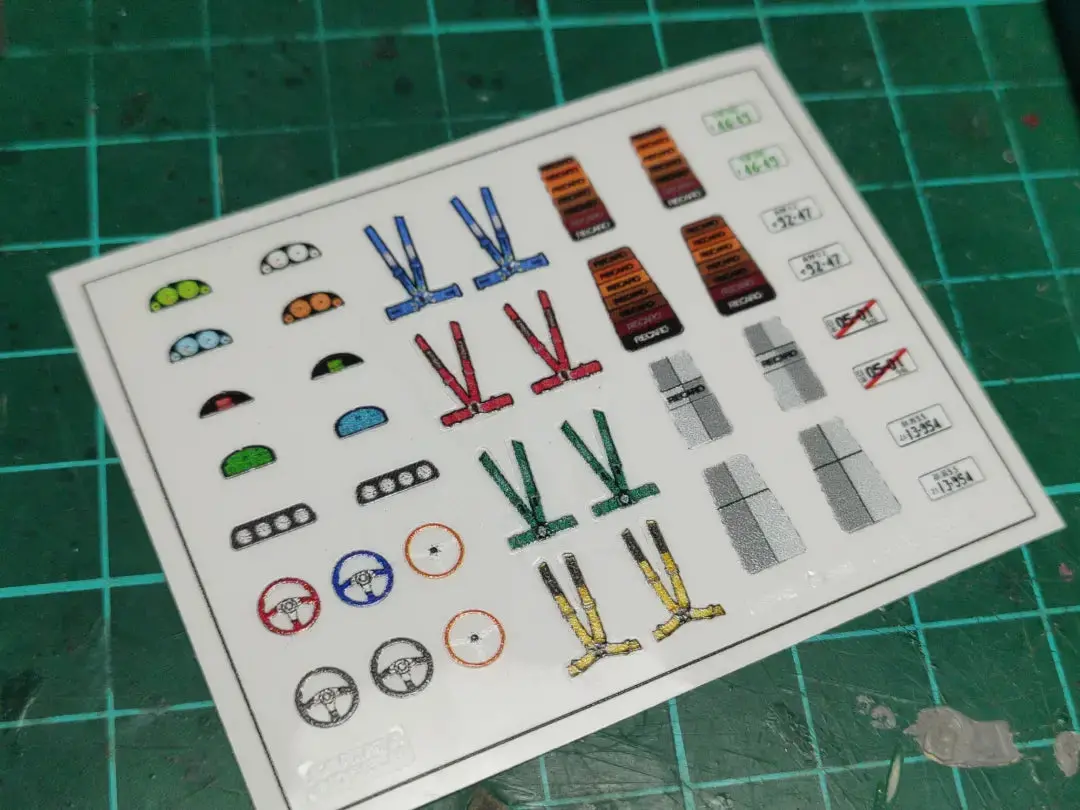 Detailing Decal For Hotwheels Interior V.1 1