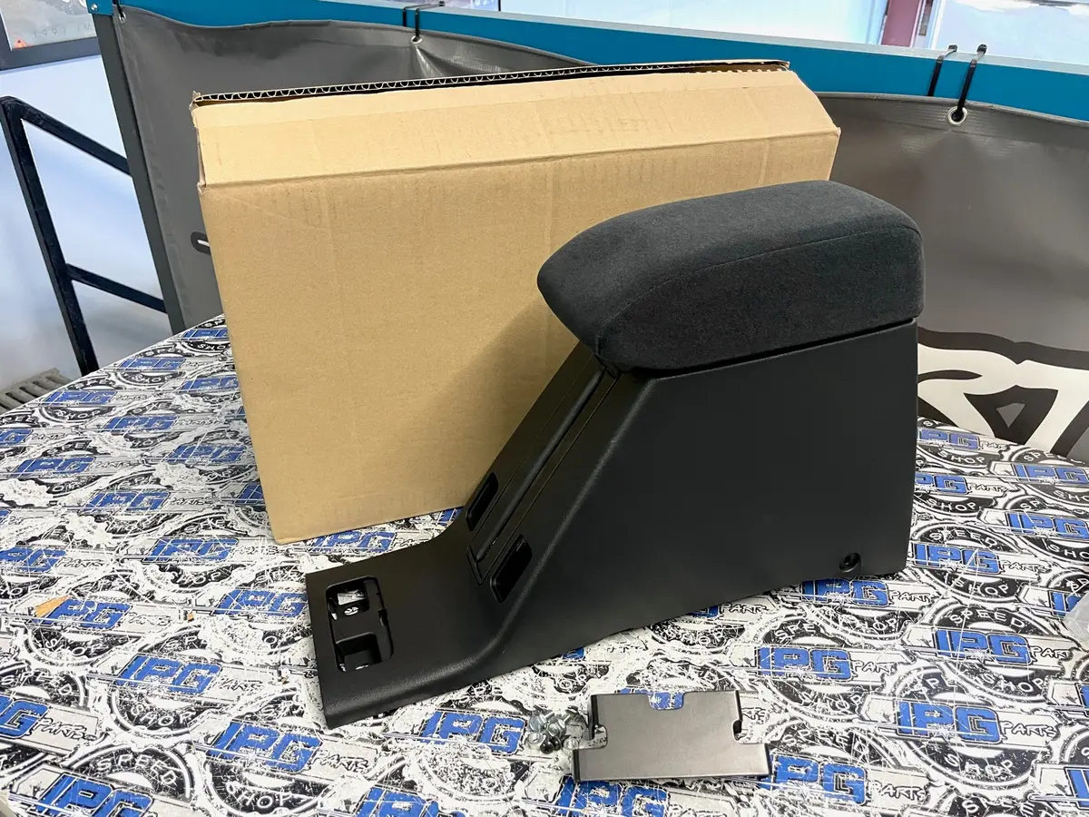 Oem Honda Black Armrest For 92-95 Civic Hb, Coupe, Sedan - Cx Dx Vx Si Ex 1