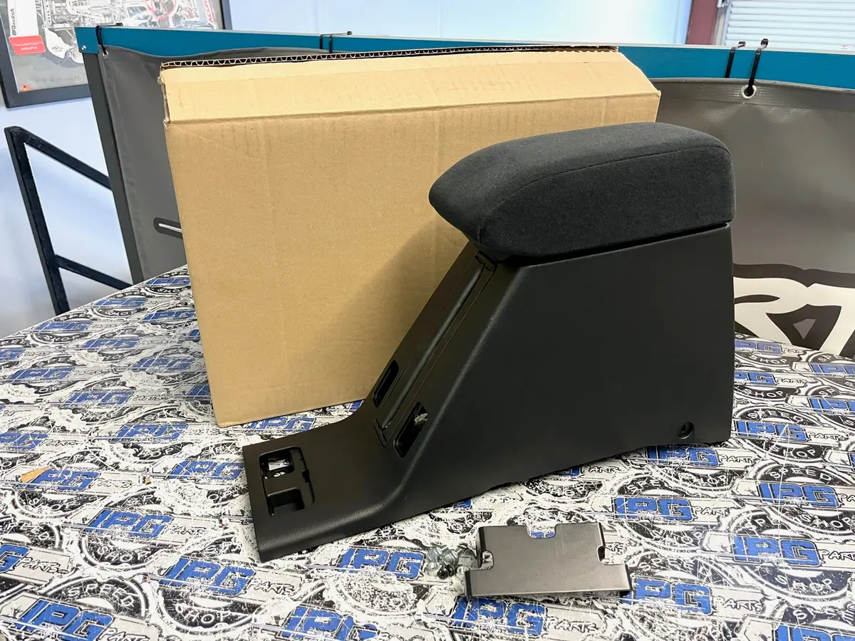 Oem Honda Black Armrest For 92-95 Civic Hb, Coupe, Sedan - Cx Dx Vx Si Ex 2