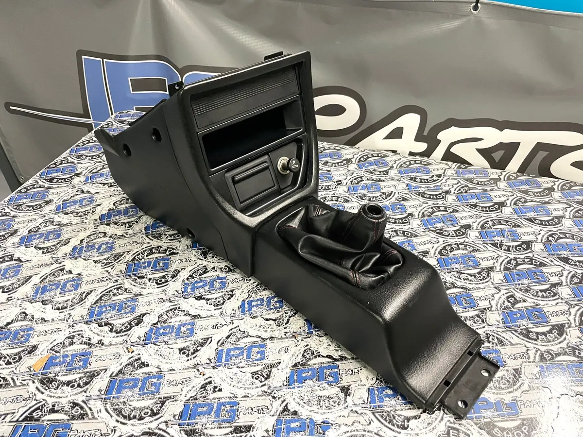 Used 92-95 Civic Eg Black Optional Audio Console With Shifter Console And Boot 1