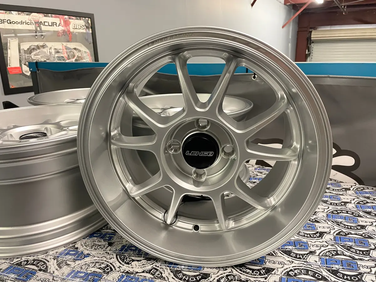 Lenso 91F Fanatic Wheels - 15X8" +35Mm 4X100 Silver 2