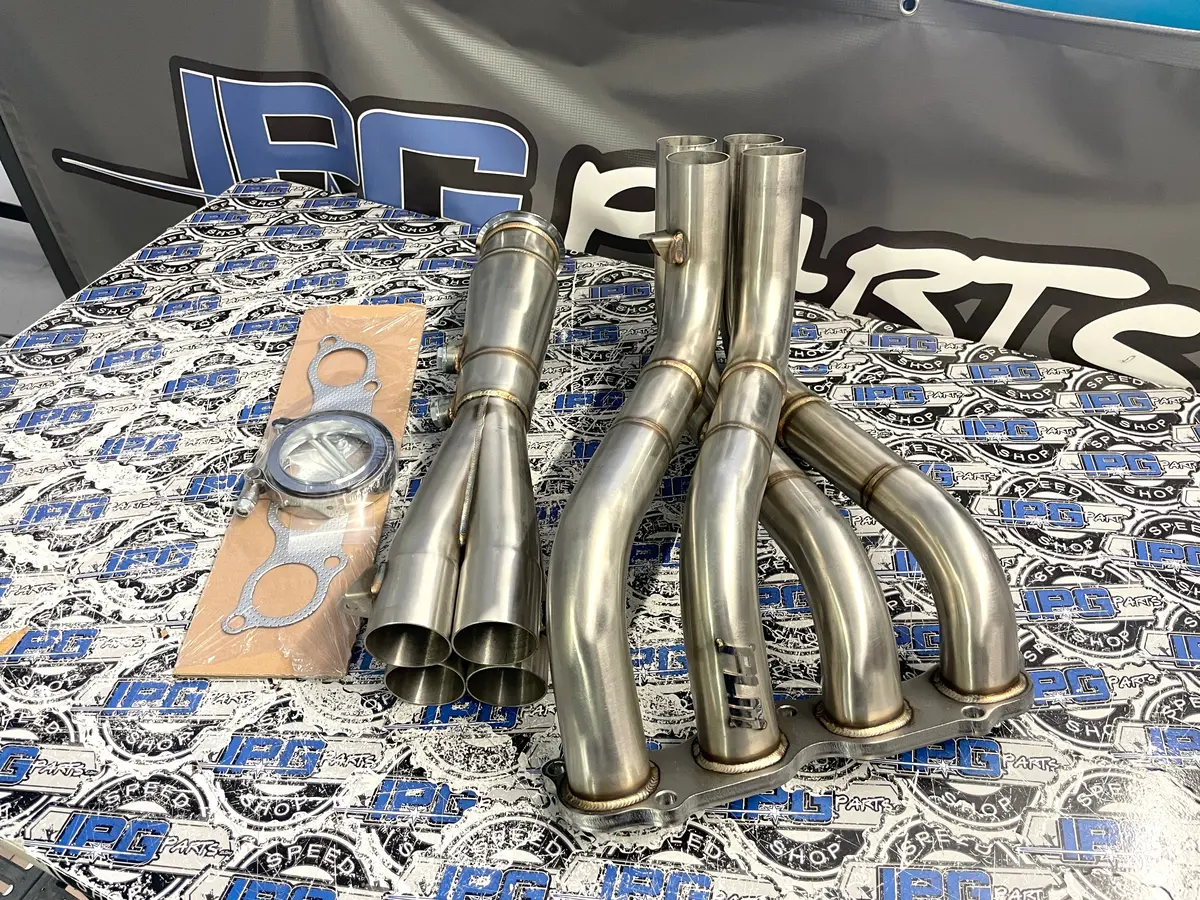 Plm Power Driven K-Swap K24 K20 Megaphone 3" V-Band Header V3 1