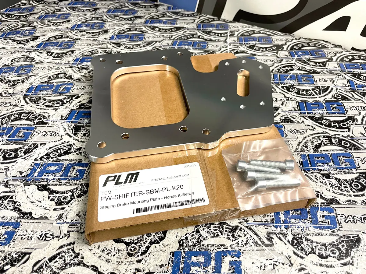 Precision Works Plm Billet Aluminum Staging Brake Mounting Plate For K Series K20 K24 1