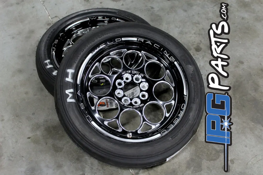 Weld Racing Magnum Import 15X3.5 Drag Wheel And Tire Package 1