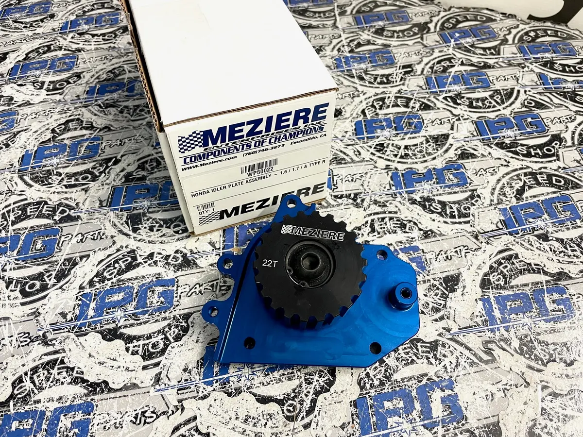 Meziere Idler Plate For Honda B Series Engines, Water Pump Plate Blockoff 1
