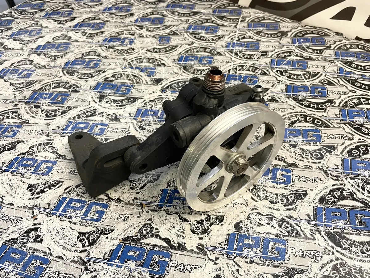 Used B Series Power Steering Pump With Obx Pulley And An Fittings 1