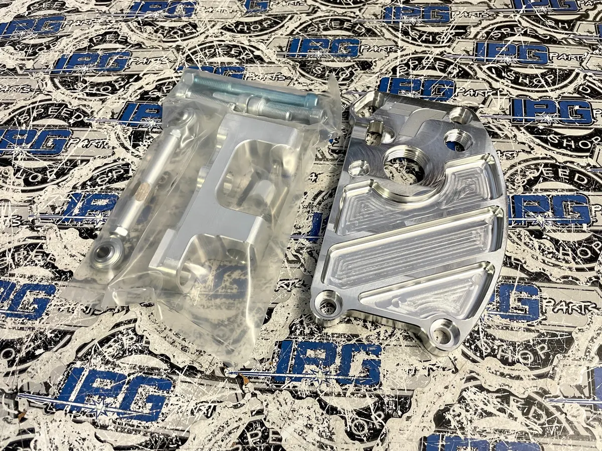 Tractuff K20 / K24 -16 Water Pump Housing Delete W/ Alternator Bracket 1