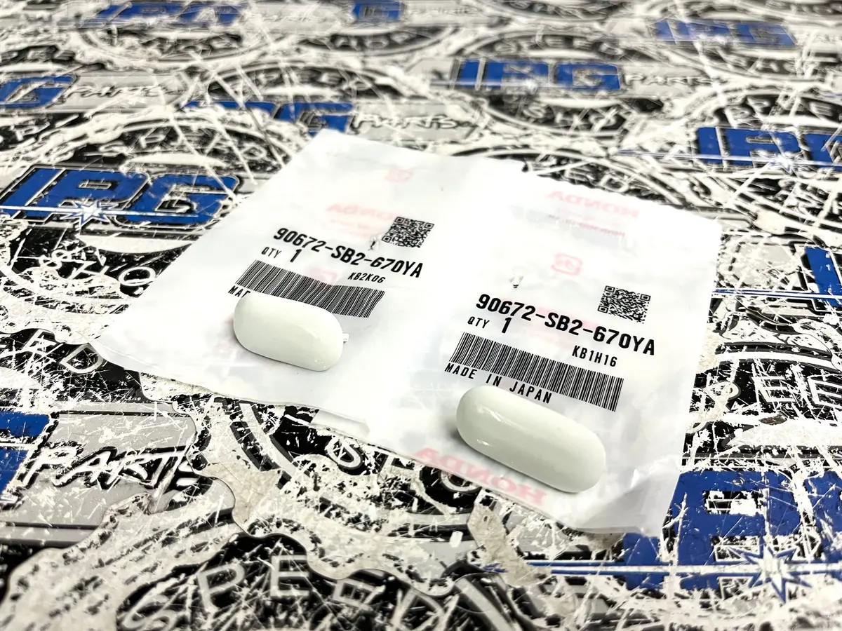 Oem Honda Front Bumper License Frame Plugs Cover - Multiple Colors 1