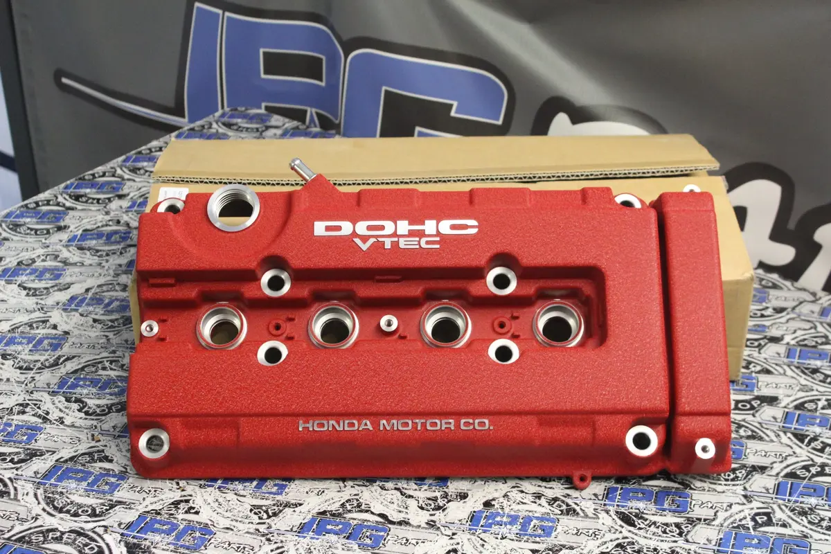 Oem Acura Integra Type R Itr B18c5 Wrinkle Red Valve Cover 1