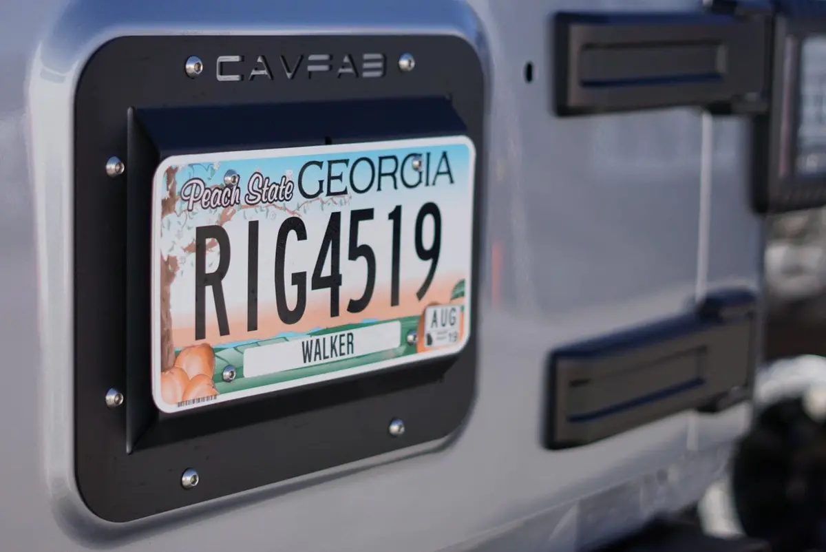Spare Tire Delete Plate - Jeep Jk 1