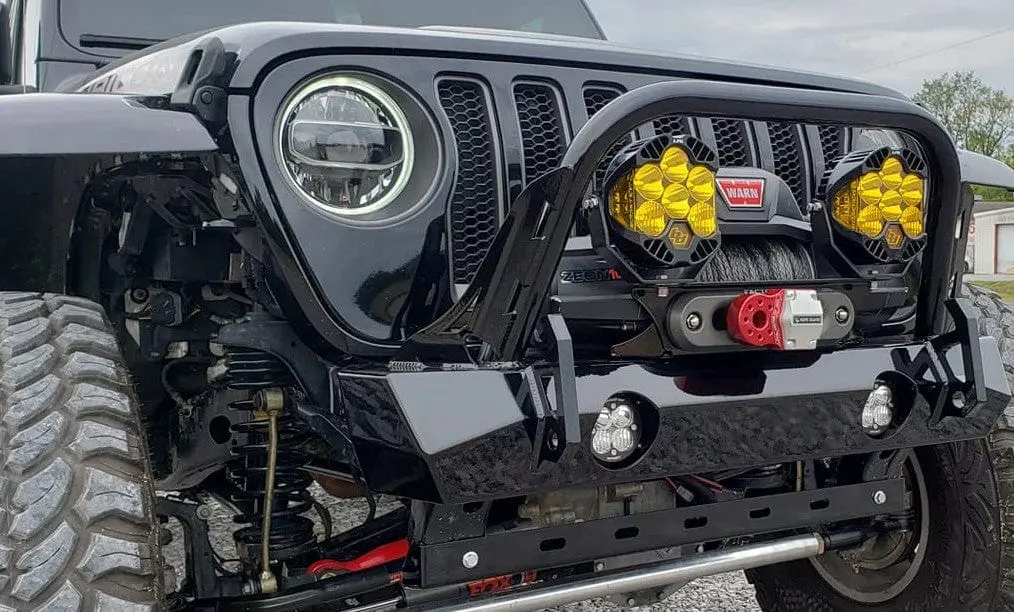 Rampage Series Front Bumper With Tube - Jeep Jk / Jl / Jt 2