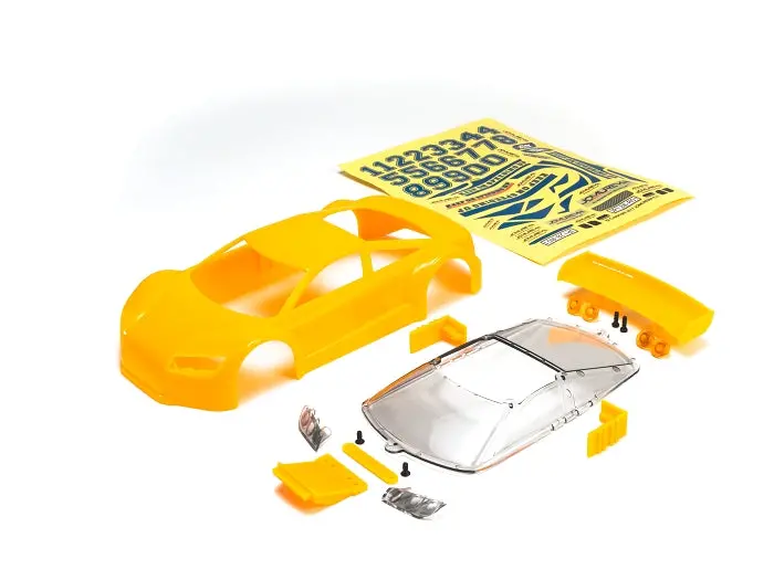 Jomurema Mini-Z Gt01 Car Body Unpainted Orange Jom280359 1