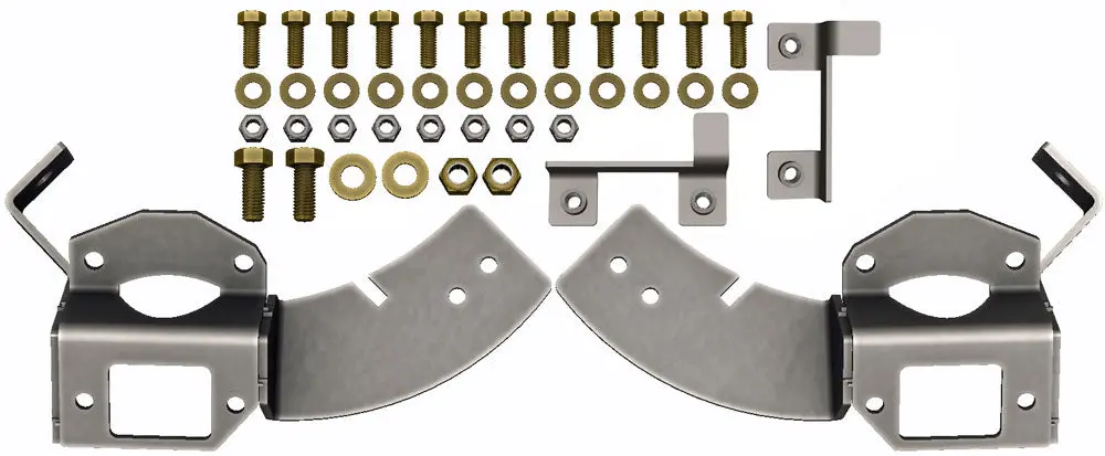 Jeep Jk Rear Upper Shock Mount Extension Brackets 1