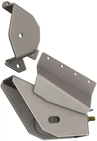 Jeep Cherokee Xj Front Chassis Replacement Brackets 1