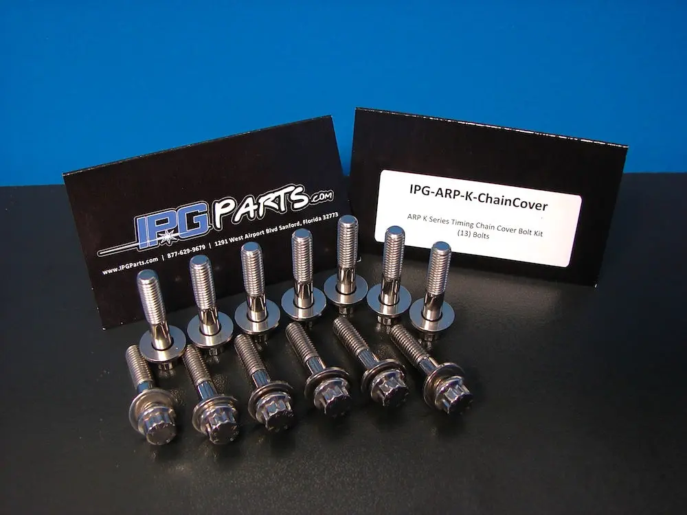 Arp Timing Chain Cover Bolt Kit For The Honda - Acura K Series (K20 & K24) Engines 1