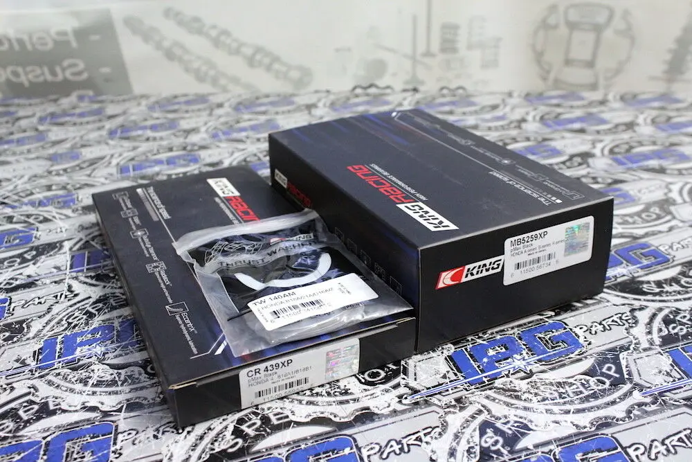 King Racing Bearing Set (Main, Rod, Thrust) For The Honda - Acura B18a, B18b, B20b, & B20z Engines 1