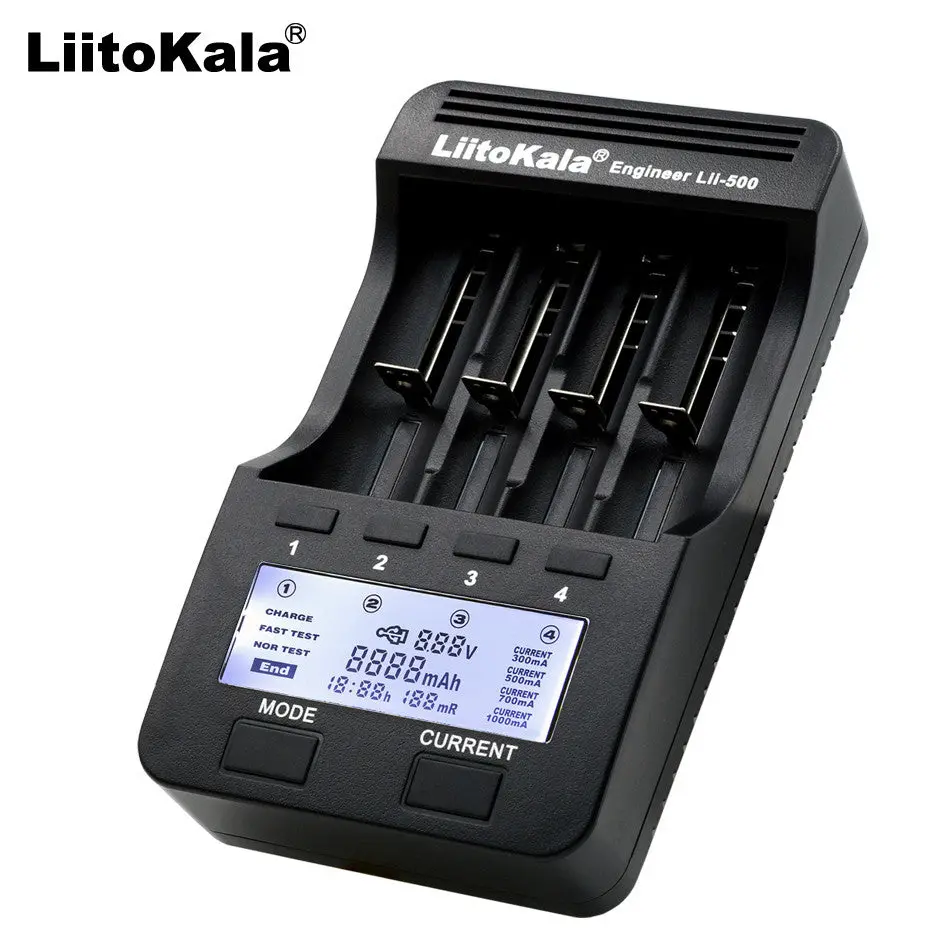 Liito Kala Lii-500 Lithium Ni-Mh Independent High Speed Charger Lii-500 1