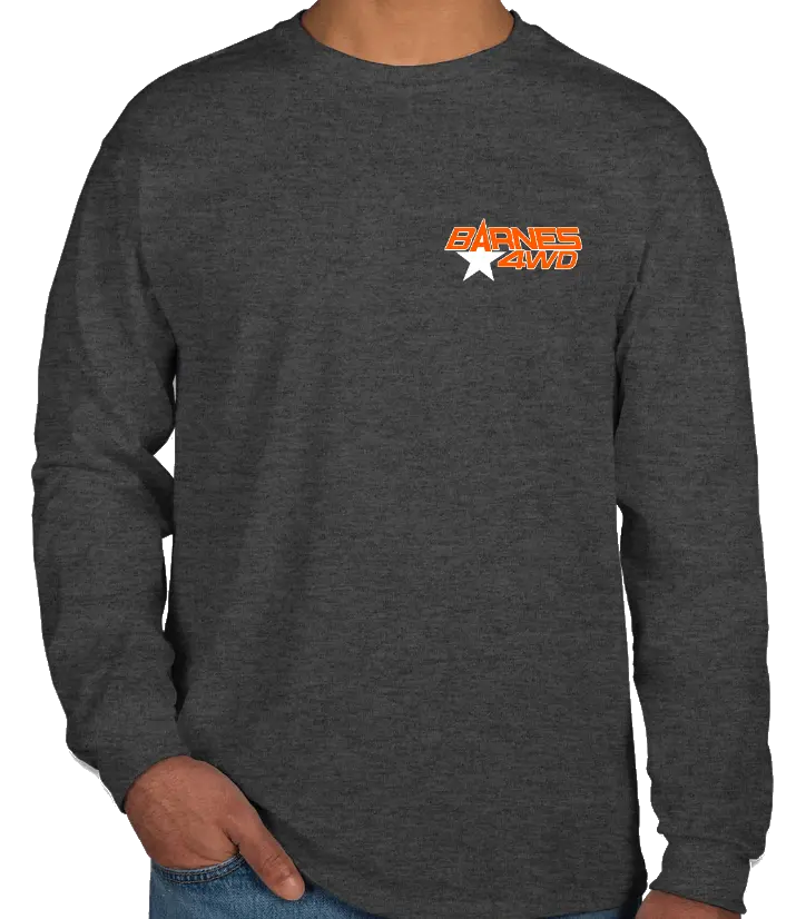 Charcoal Long Sleeve Tee 1
