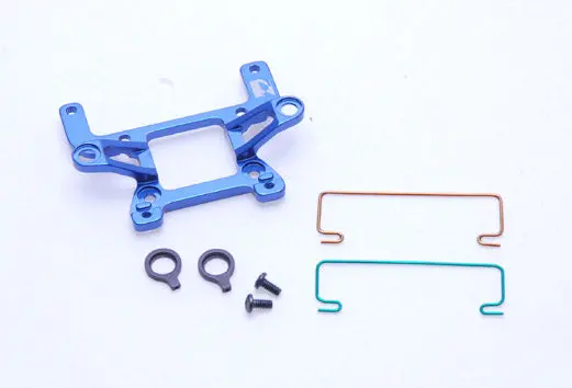 Pn Racing Mini-Z Ma020 Swing Bar Rear 90-94 Upper Cover Set (Black/ Orange/ Blue) 1