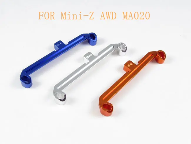 Pn Racing Mini-Z Awd Ma020 Aluminum Tie Rod Wide Offset (Silver/ Orange/ Blue) 1