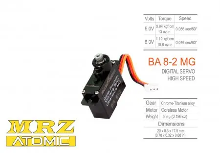 Mrz Metal Gear Servo (Ba 82-Mg) Mrz-01 1