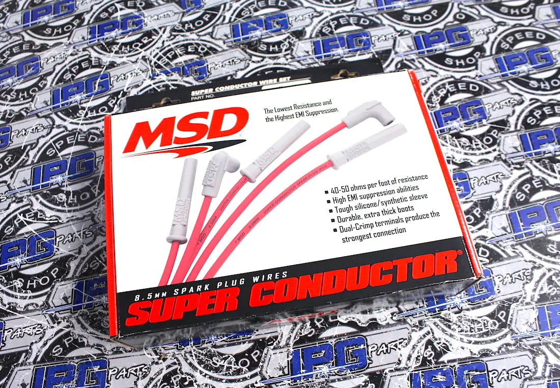Msd Spark Plug Wires Fits 1990-2000 Mazda Miata - 1.6L & 1.8L Engines - 32599 1