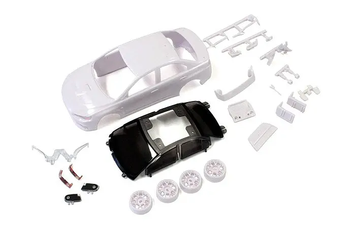 Kyosho Mitsubishi Evo X White Body Set Unpainted Mzn184 1