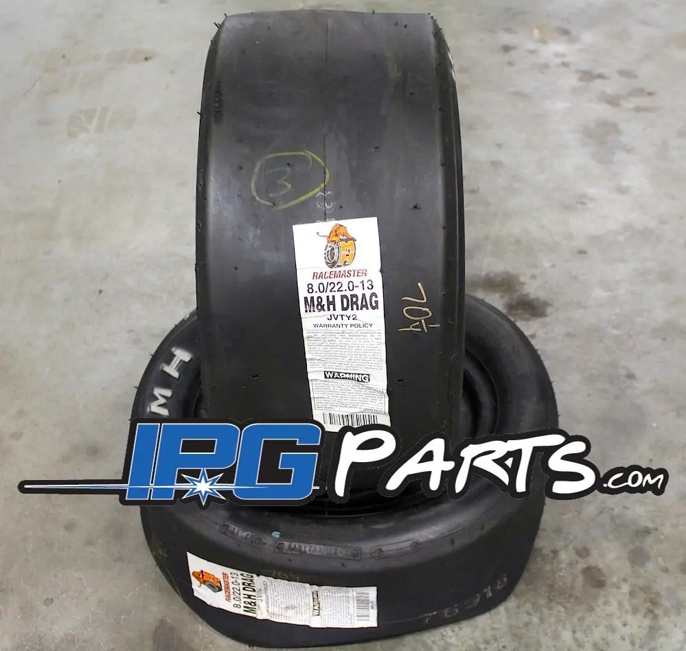 M&H Racemaster 22.0 X 8.0 13" Drag Race Slick 1