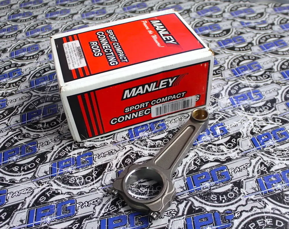 Manley Performance Pro Series Turbo Tuff "I" Beam Steel Rods, B16-B17 Vtec 1