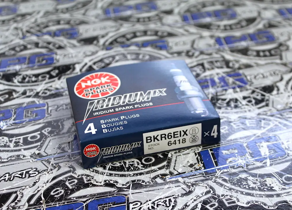 Ngk Iridium Spark Plugs Set Of 4 - Bkr6eix - Heat Range 6 2