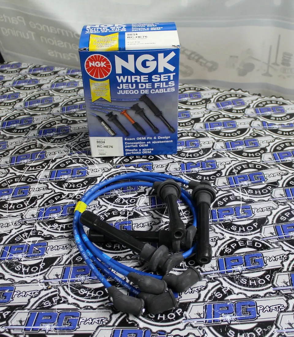 Ngk Spark Plug Wire Set For 1992-2000 Honda Civic - D16z6 D16y8 Engines 1