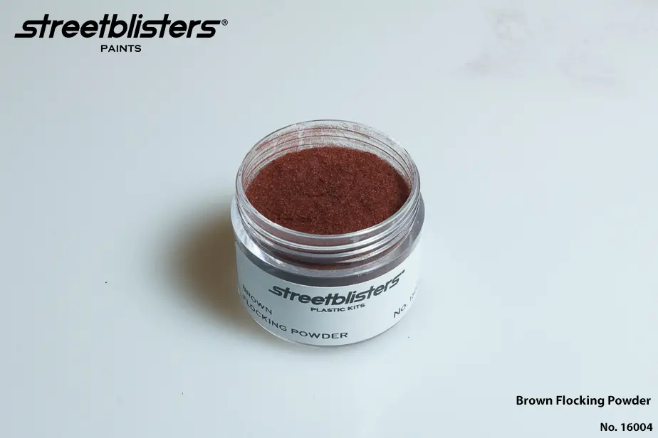Streetblisters Paints - Brown Flocking Powder 20Ml - 16004 - Scale Modeling 1