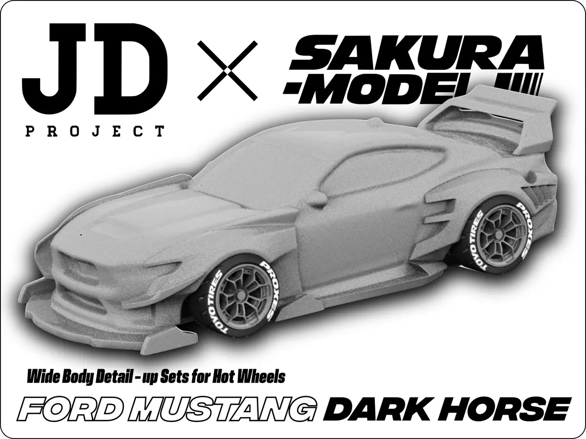 Add On Body Kit For Hot Wheels Ford Mustang Dark Horse 1