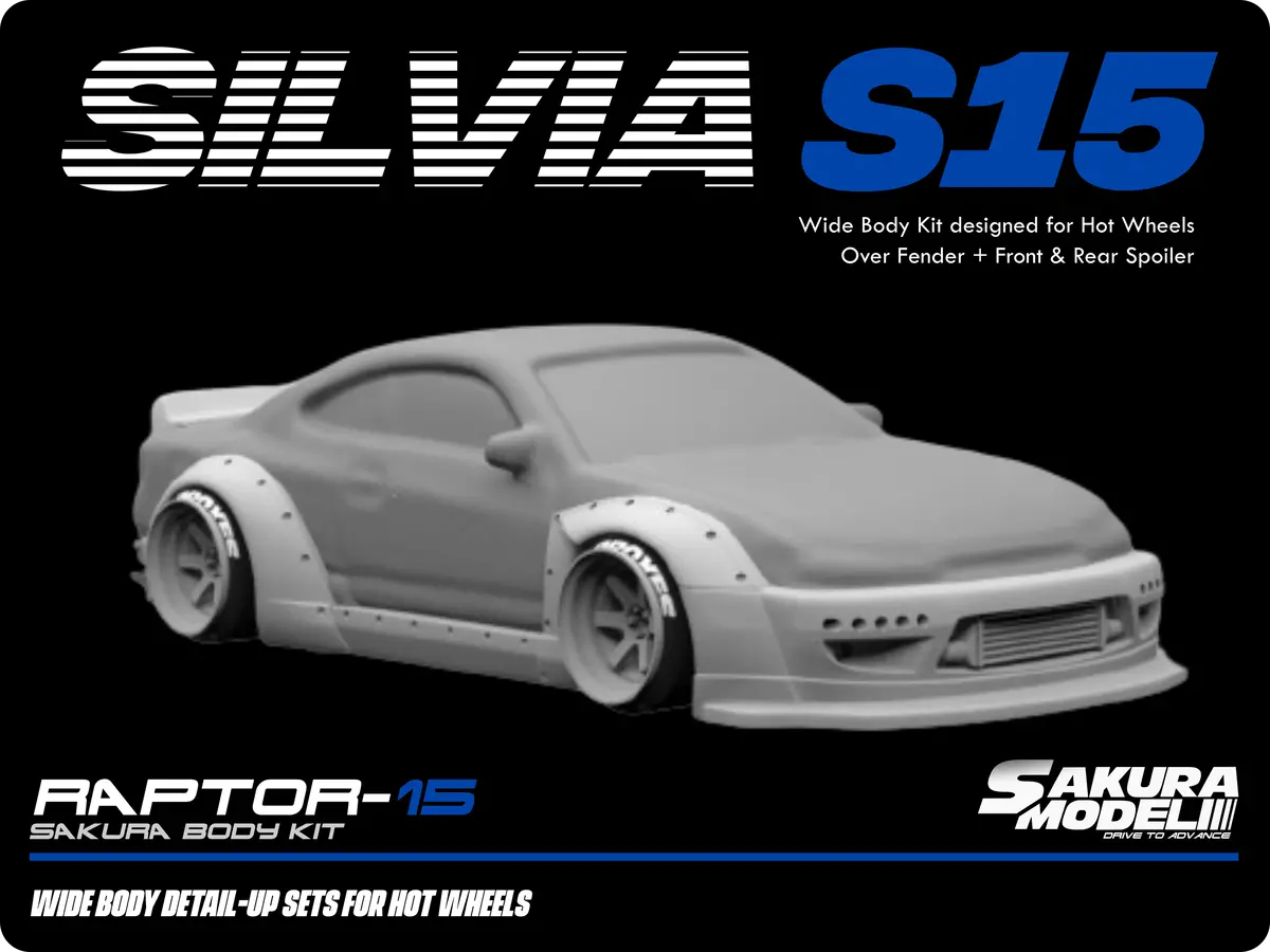 Add On Body Kit For Hot Wheels Nissan Silvia S15 1