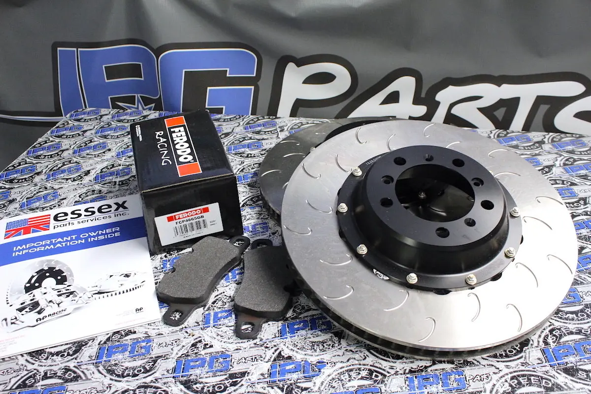 Ap Racing Rear 2 Piece Rotors And Ferodo Brake Pads For Porsche Cayman Gt4, 911 Turbo 1