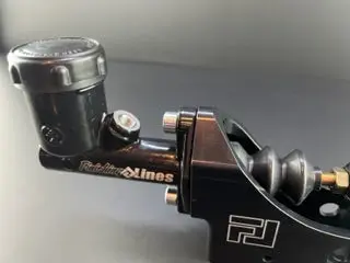 Reservoir Style Hand Brake Master Cylinder - Black 1