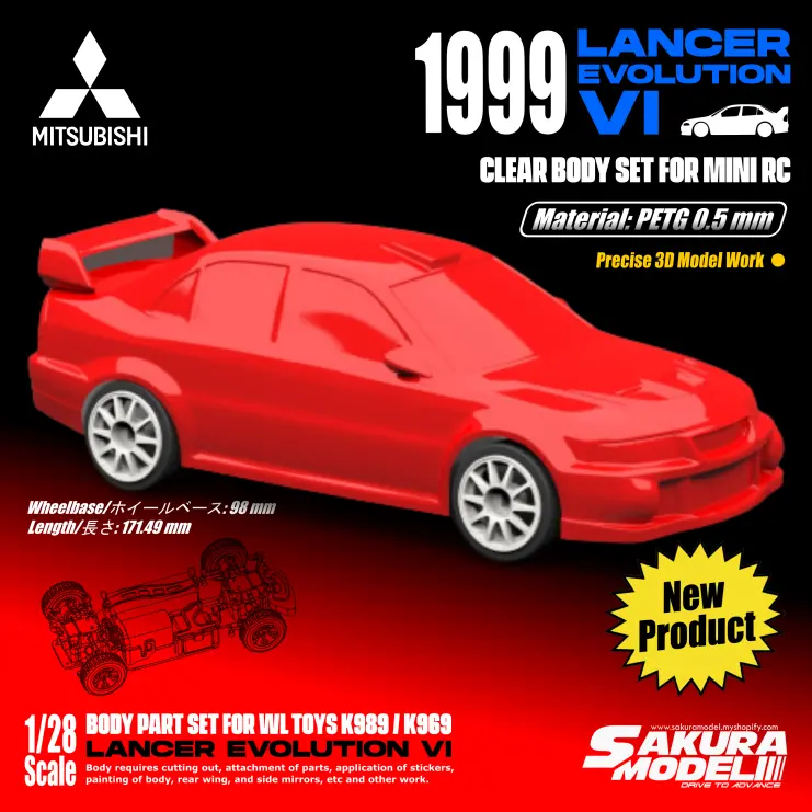Lancer Evolution Vi Wrc - Clear Body 1