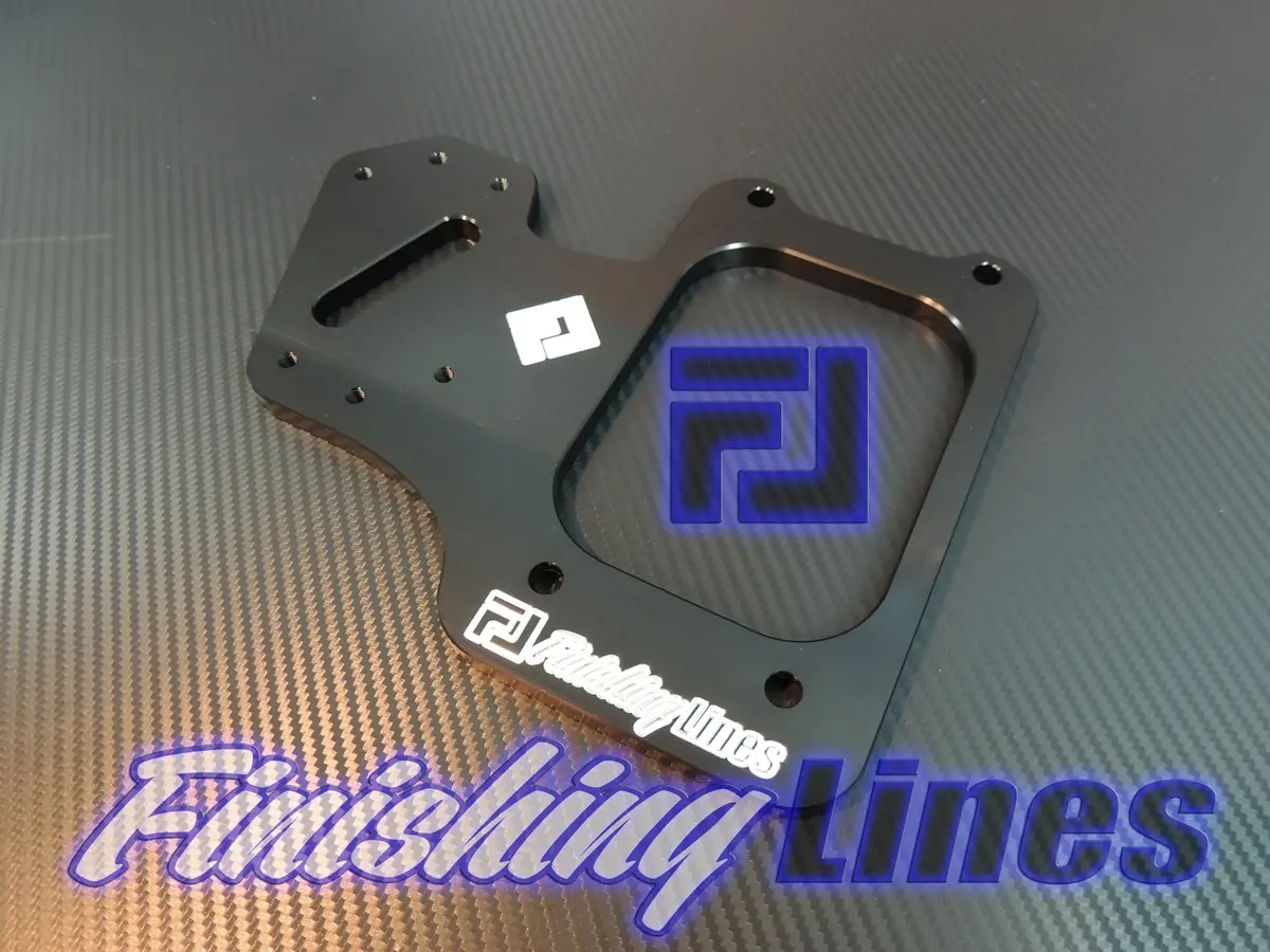 Rhd B/D Series Staging Brake Mounting Plate - Black Edition 1