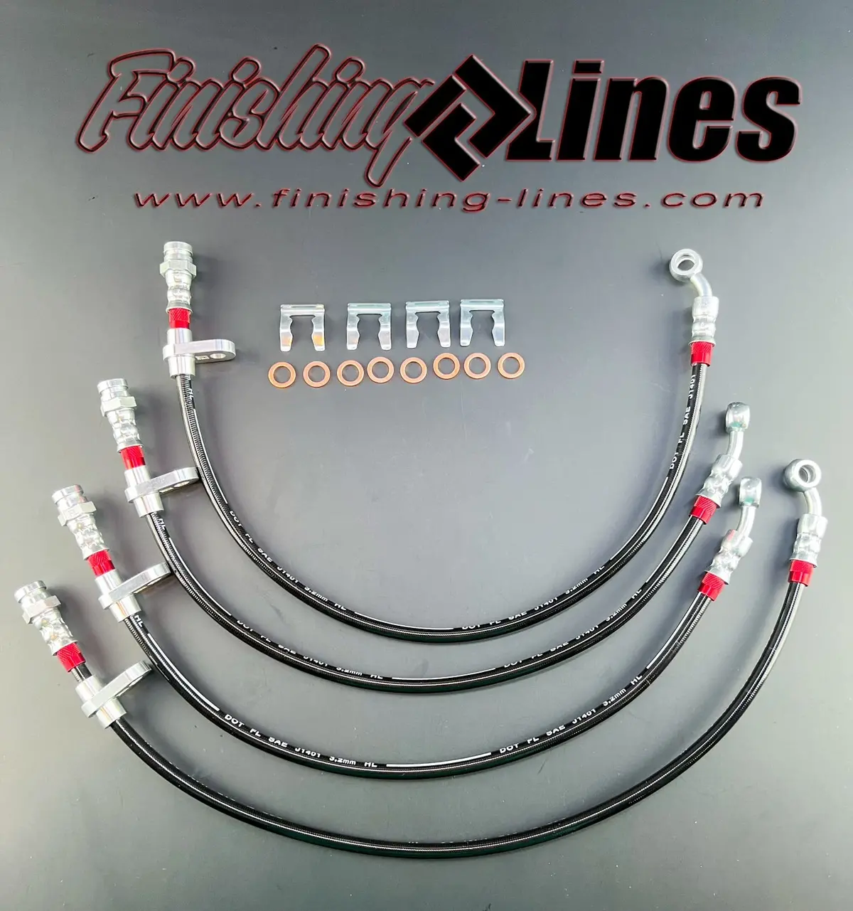 Rsx/Ep3 Caliper Hose Set 1