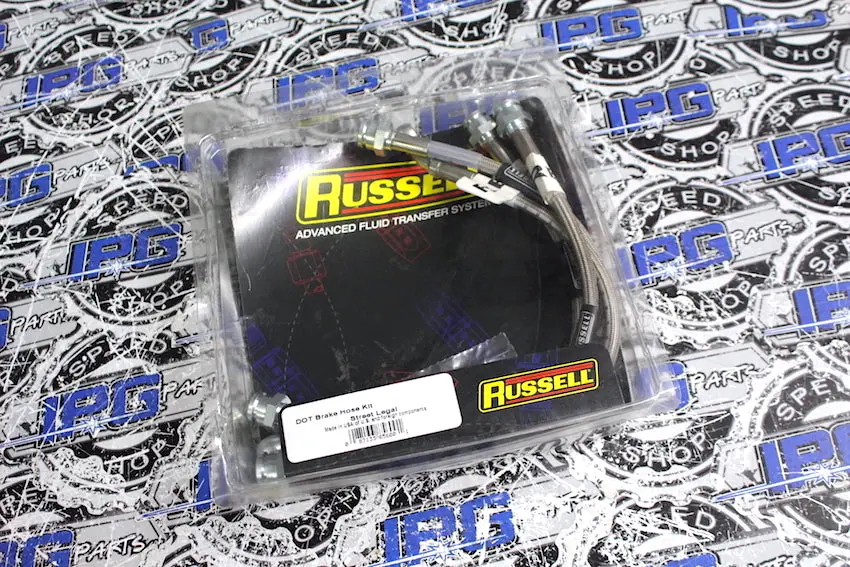 Russell Stainless Steel Braided Brake Lines For 1994-2001 Acura Integra Ls & Gsr 1