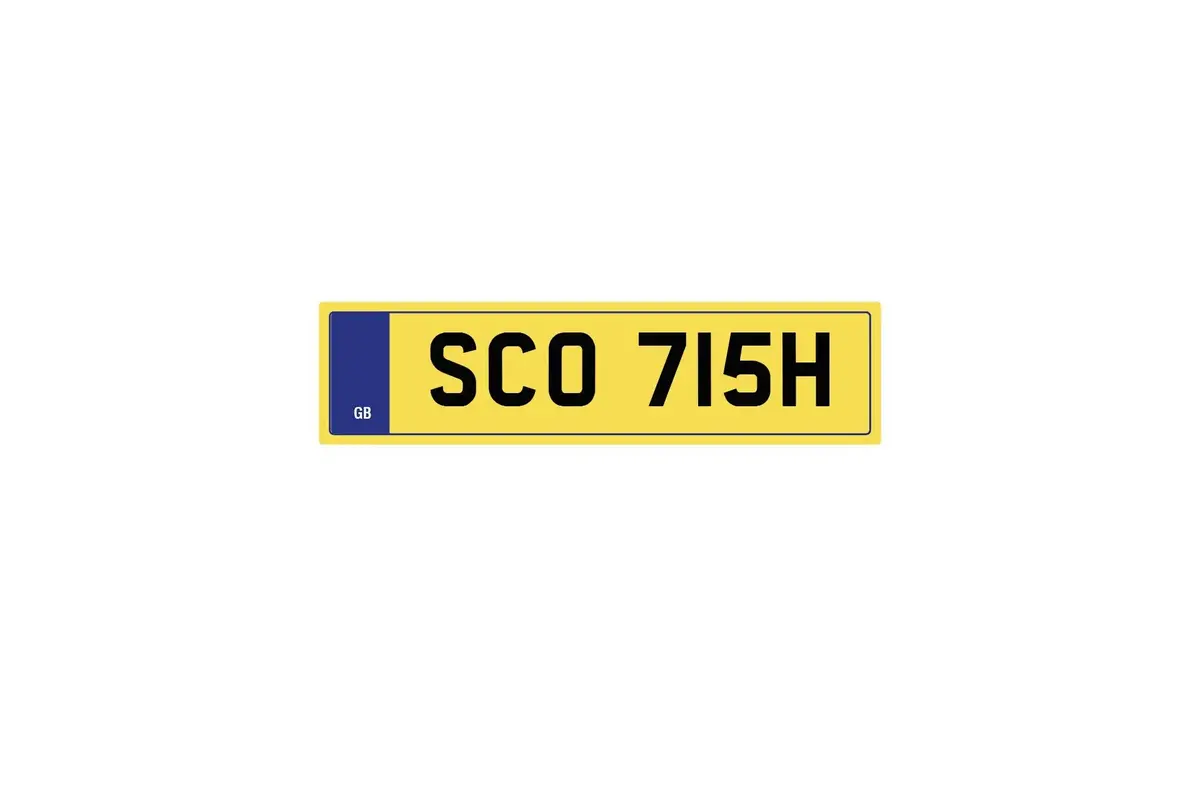 Private Plate Sco 715H 1