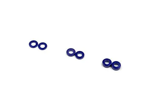 2 X 4 Alum. Coller Set (0.5/1.0/1.5Mm) Blue (Sku: Shm-003) 1