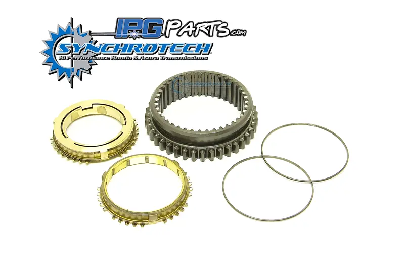 Synchrotech 1St 2Nd Brass Synchro Sleeve Set Fits Honda Acura B16a B18c1 B18c5 Transmissions 1