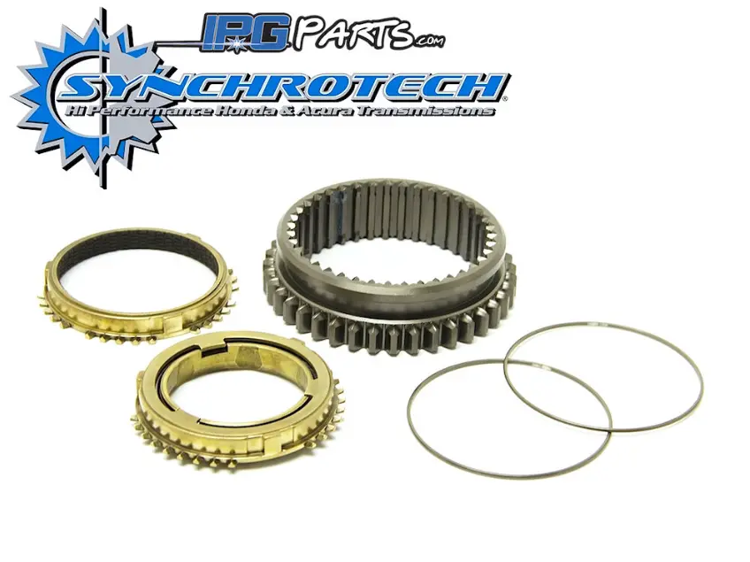 Synchrotech 1St 2Nd Carbon Synchro Sleeve Set Fits Honda Acura B16a B18c1 B18c5 Transmissions 1