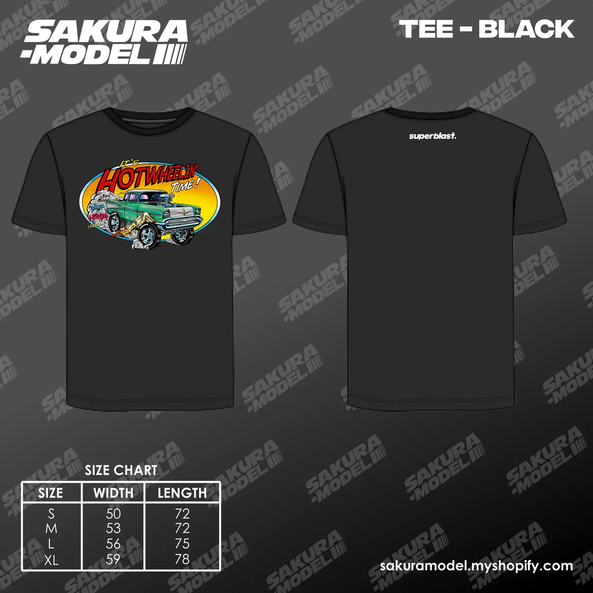 Tee Black - Gasser | Super Blast 1