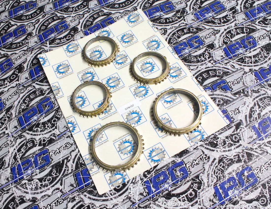 Synchrotech 1St-5Th Carbon Synchro Set Fits 1992-2001 Acura Integra Ls B18a B18b Transmissions 1