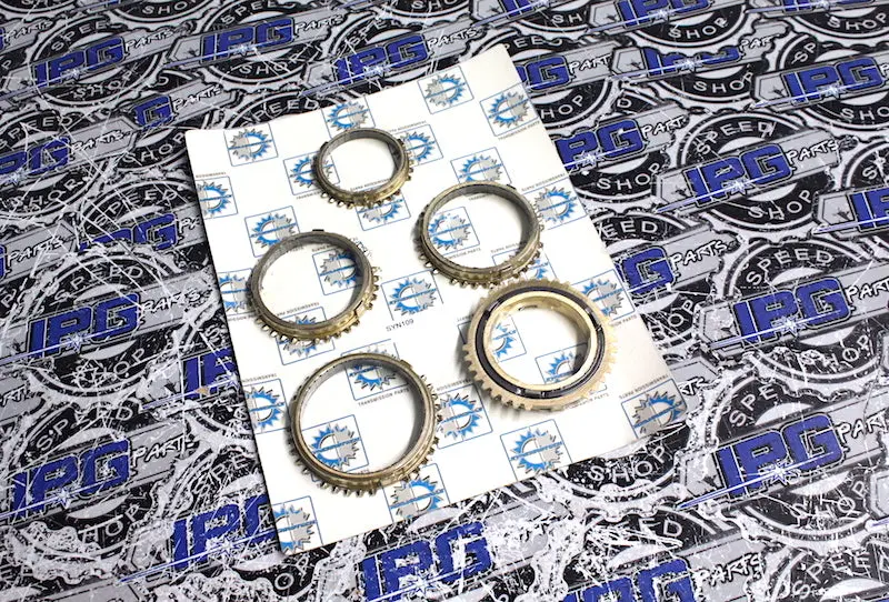 Synchrotech 1St-5Th Carbon Synchro Set Fits Honda Prelude Vtec H22 H22a2 H22a4 Transmissions 1